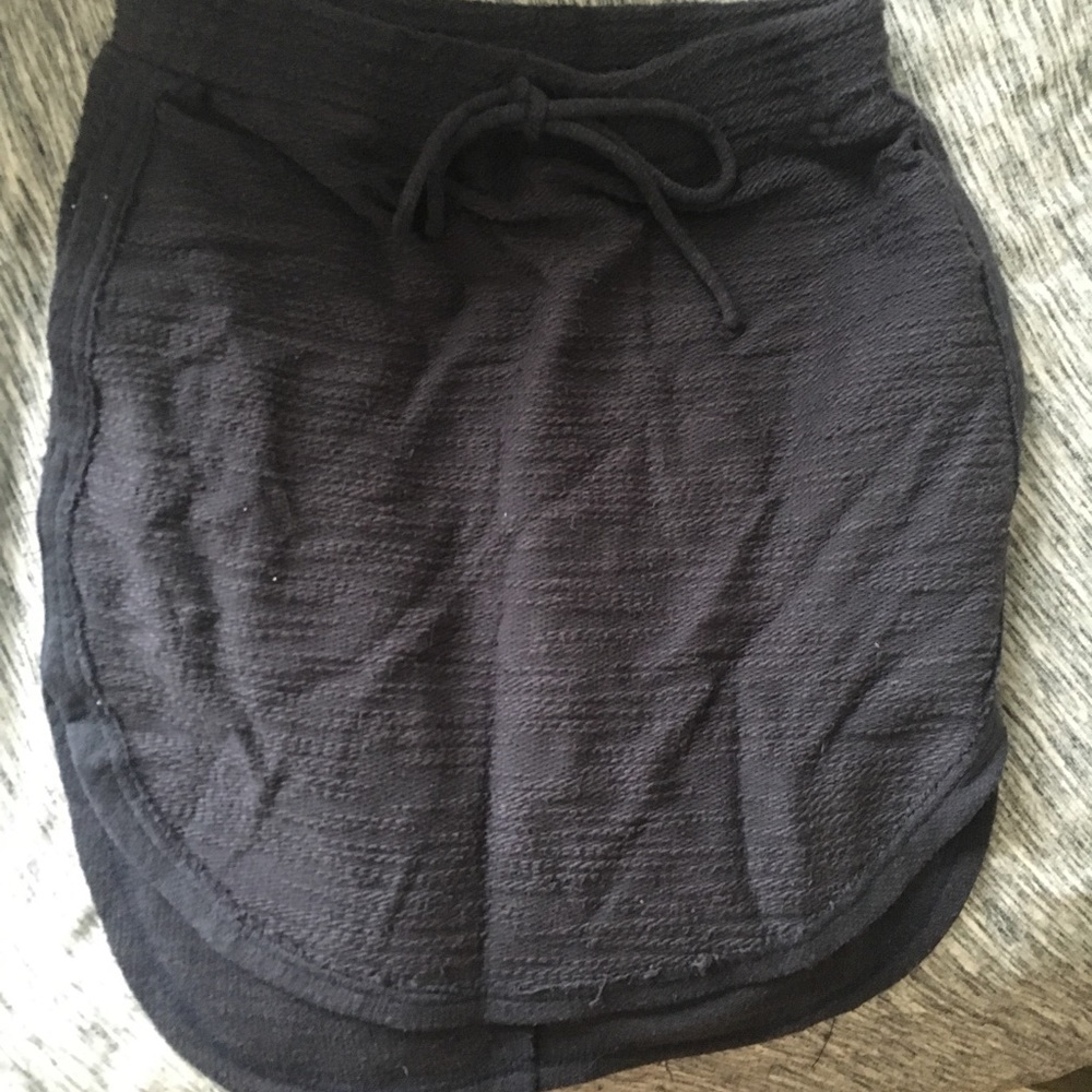 Tobi Navy Short Knit Mini Skirt